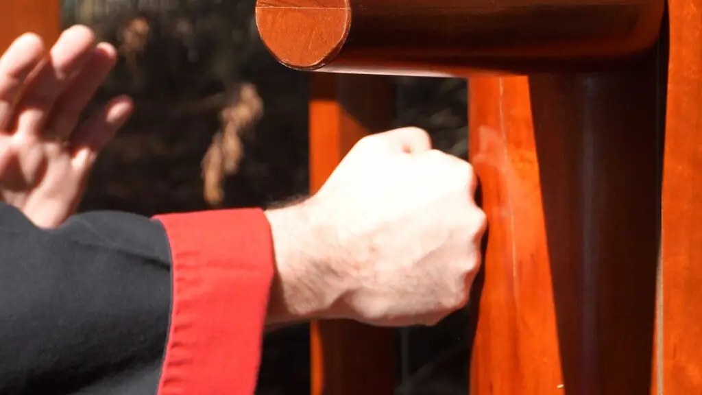Fist Punching Wooden Dummy